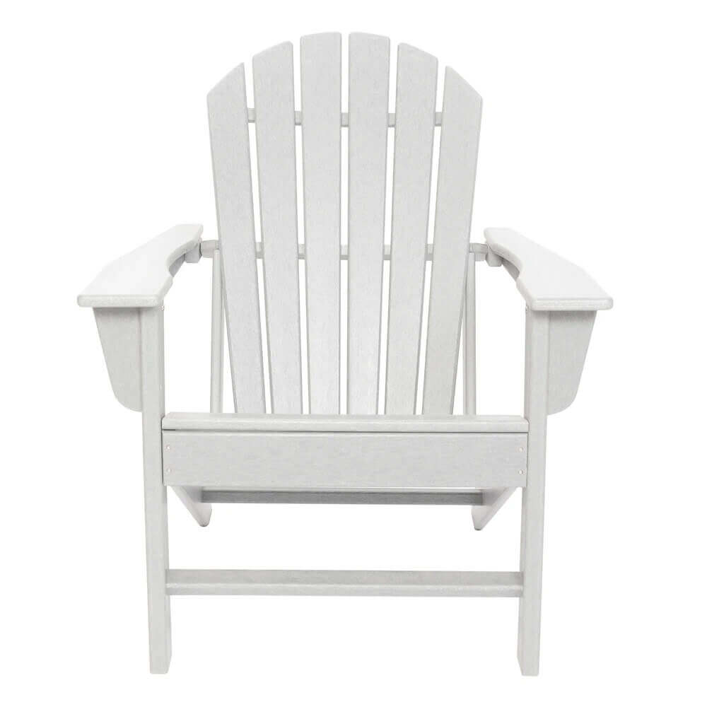 Outdoor All-Weather HDPE Adirondack Chair, White
