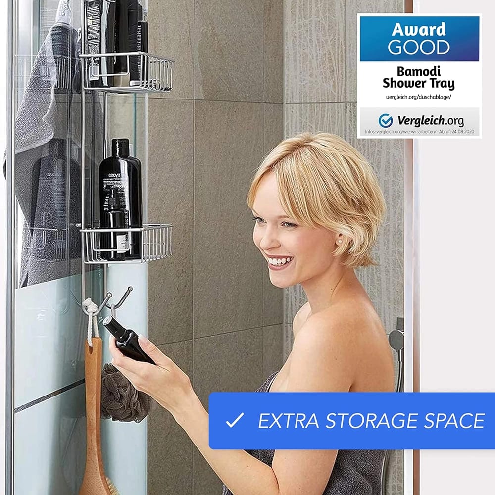 Bamodi 2-Tier Stainless Steel Shower Caddy