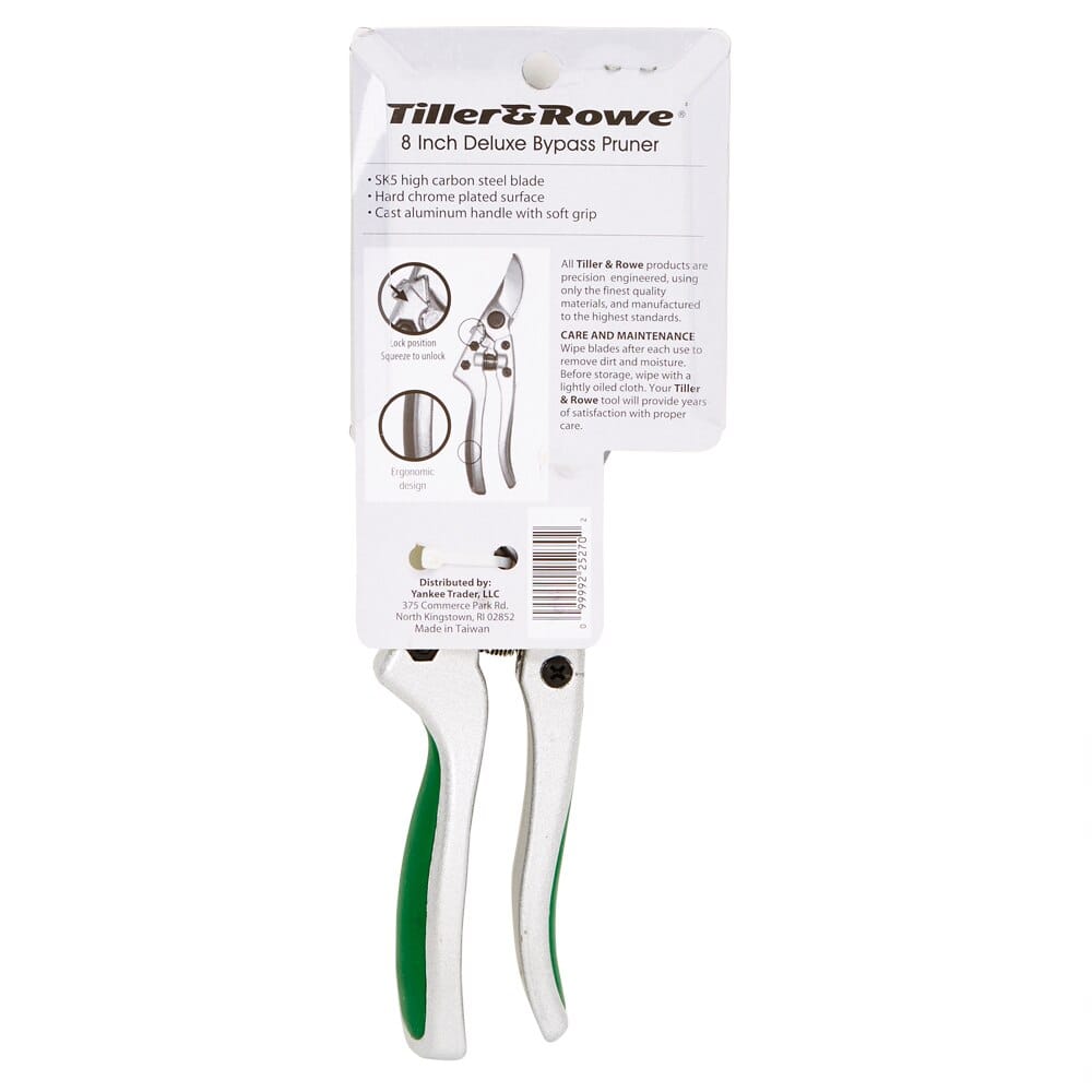 Tiller & Rowe Deluxe Bypass Pruner, 8"