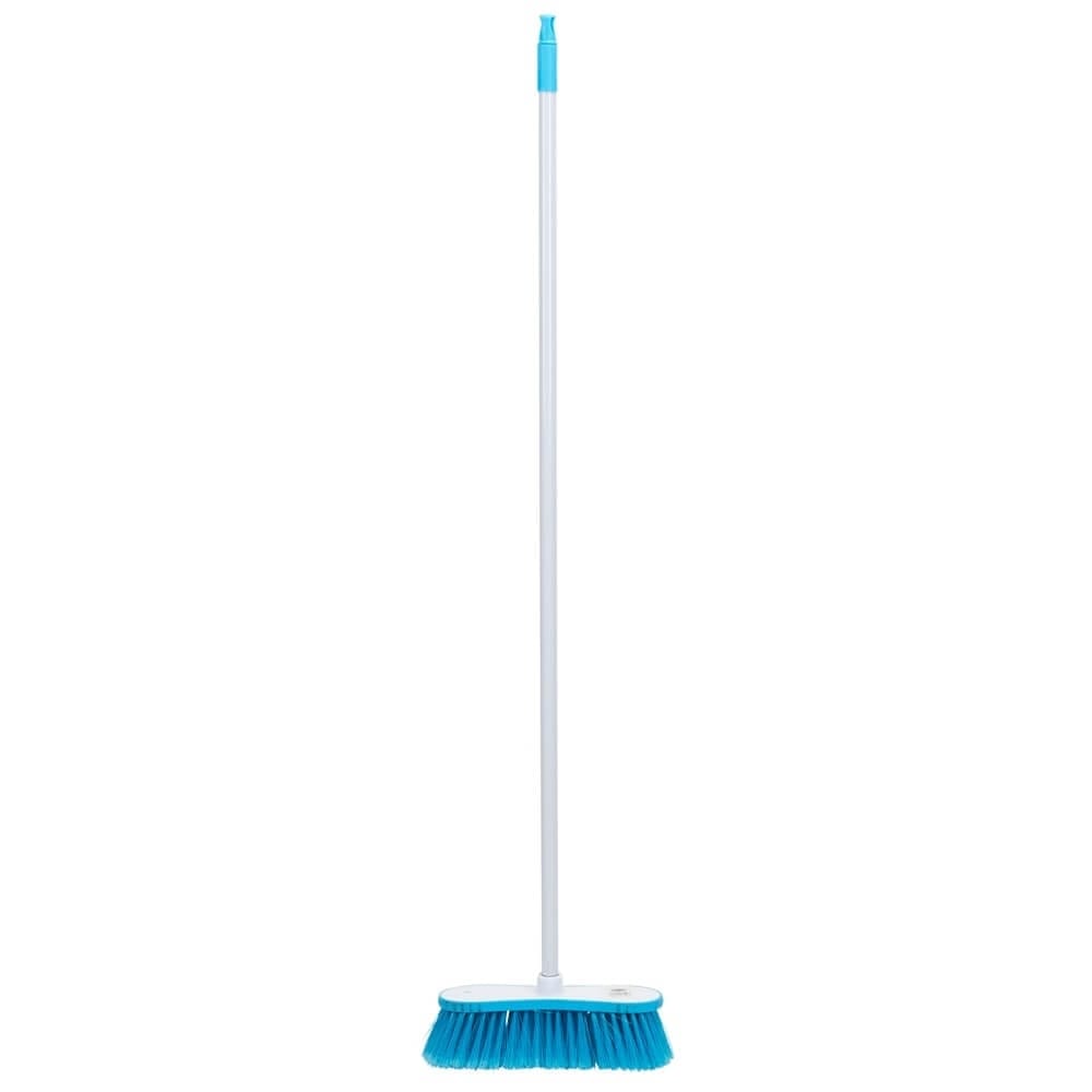 Straight Broom with Metal Handle