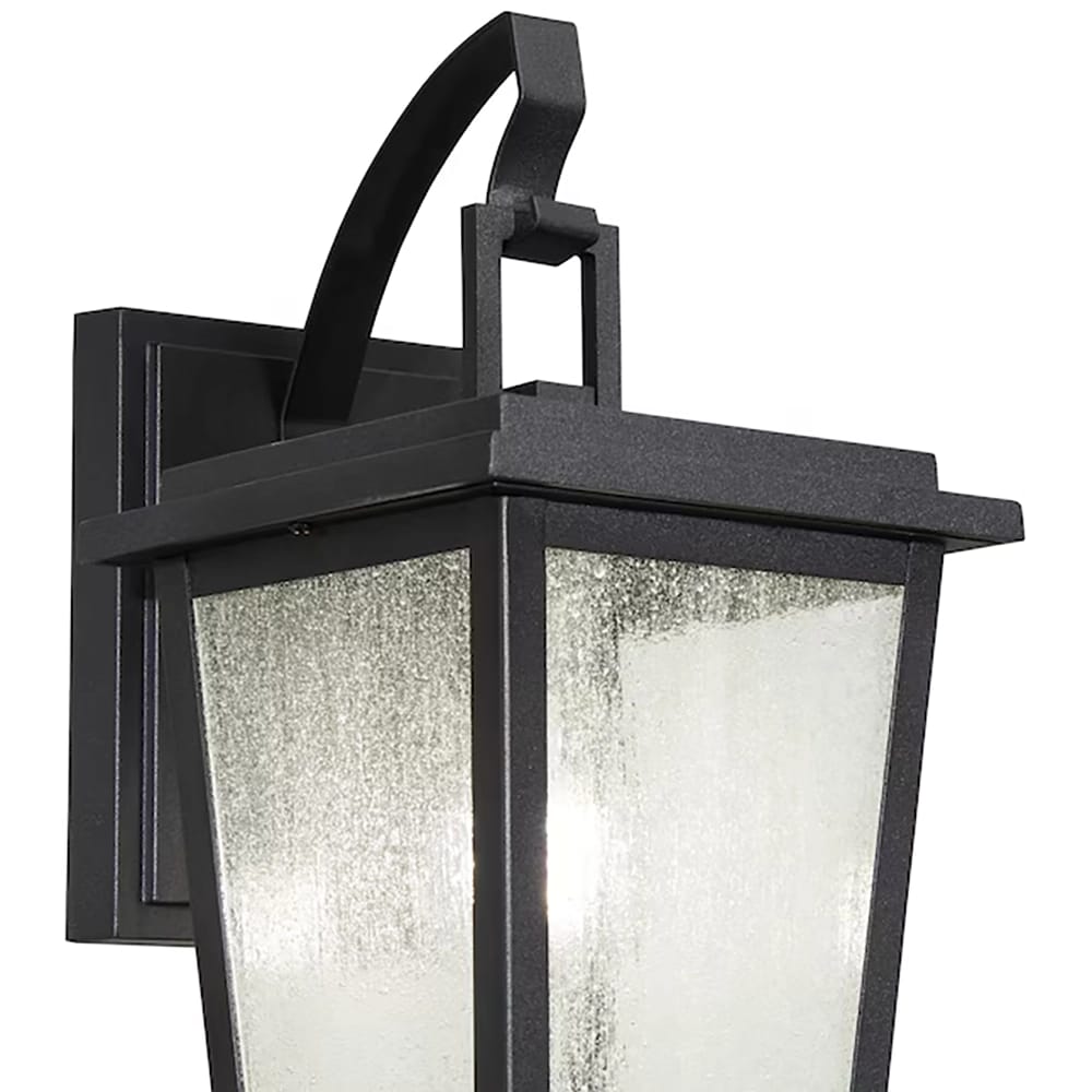 allen + roth Mt Airy 1-Light Outdoor Wall Light, Black
