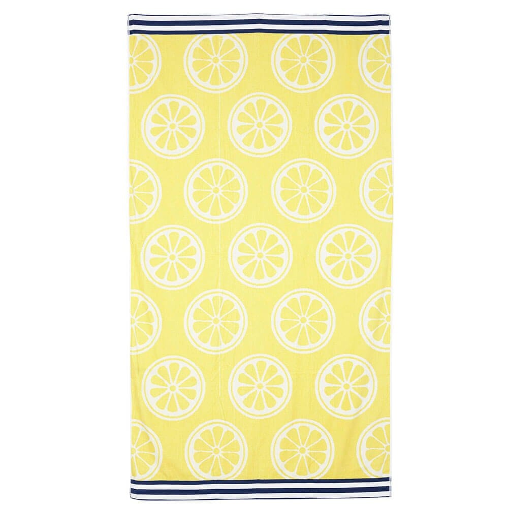 Premium Velour Cotton Beach Towel, 40" x 72"