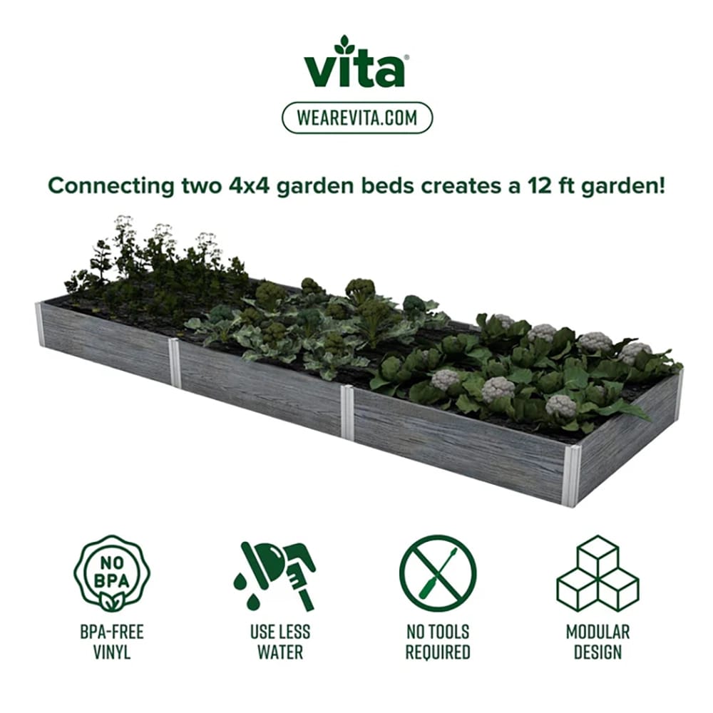 Vita Urbana Garden Bed, Espresso