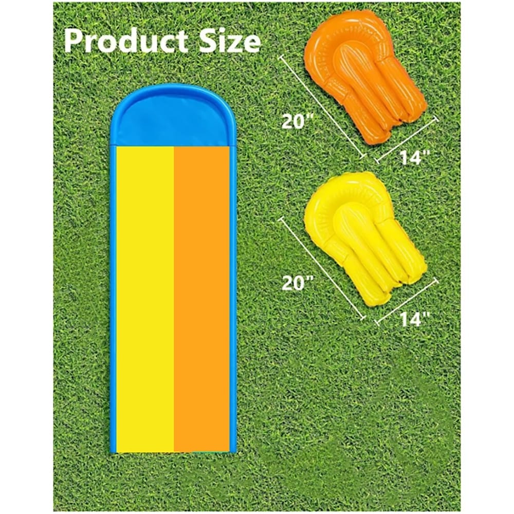 Sunrio 22.5' x 62" Double Lane Water Slide