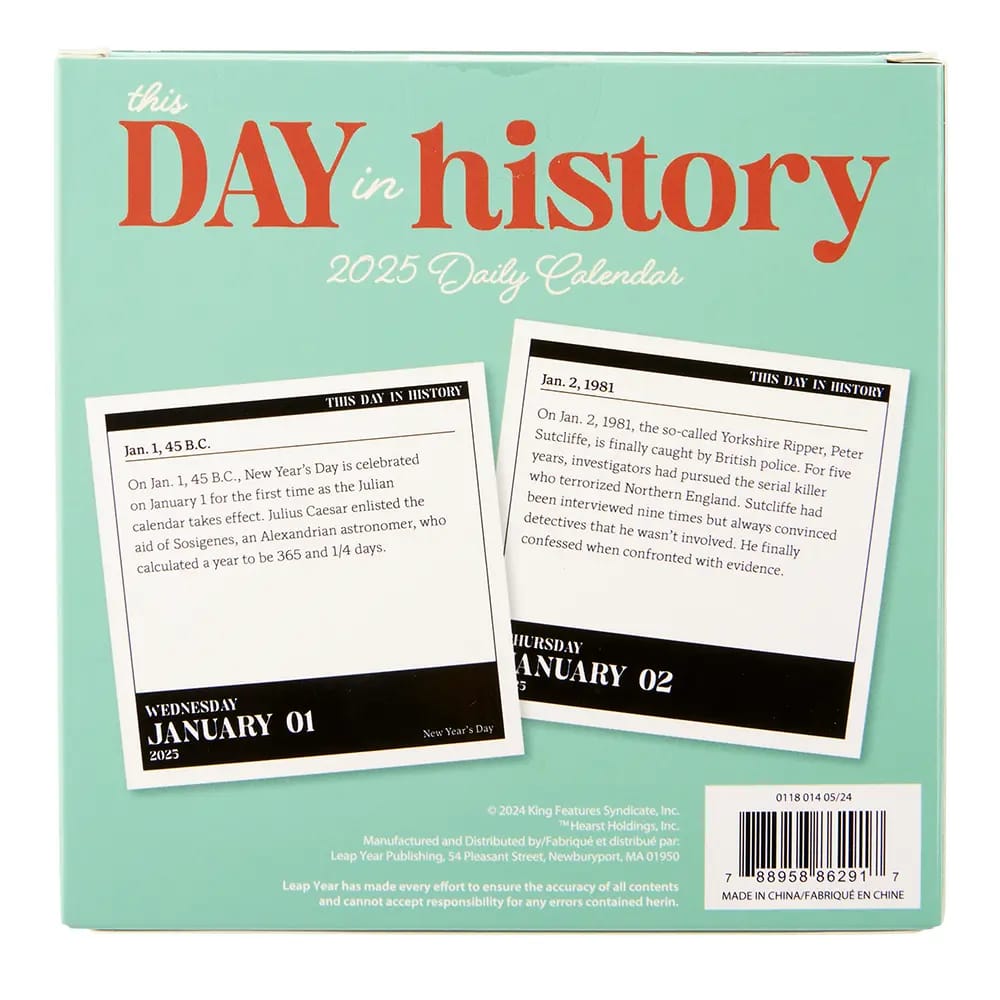 2025 Page-A-Day Assorted Desk Calendars, 5" x 5"