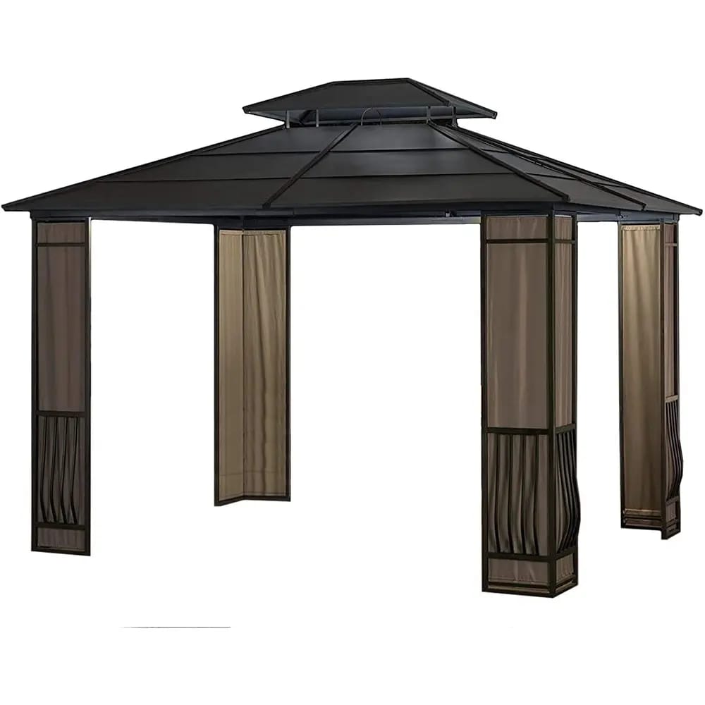 Wyndham 10' x 12' Hardtop Gazebo with Mosquito Netting