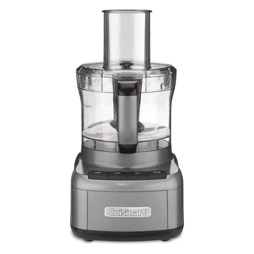 Cuisinart 8-Cup Food Processor, Gunmetal (Factory Refurbished)