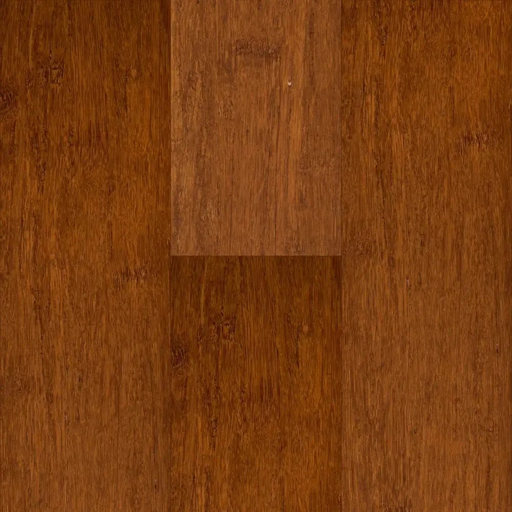 AquaSeal 7mm Strand Carbonized Distressed Water-Resistant Engineered Bamboo Flooring, Brown, 22.5 sq. ft. ($4.44/sq. ft.)