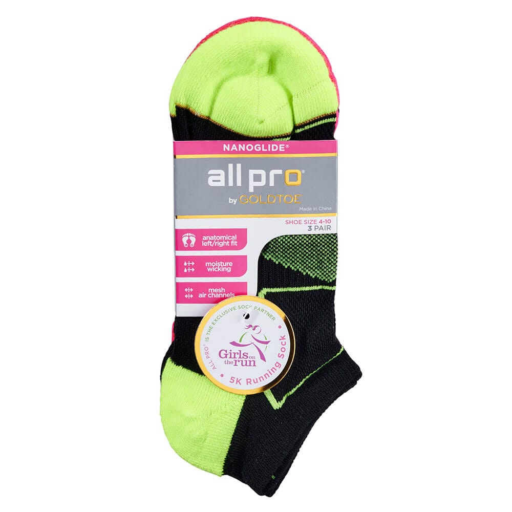 Women's No Show Socks, 3 Pack