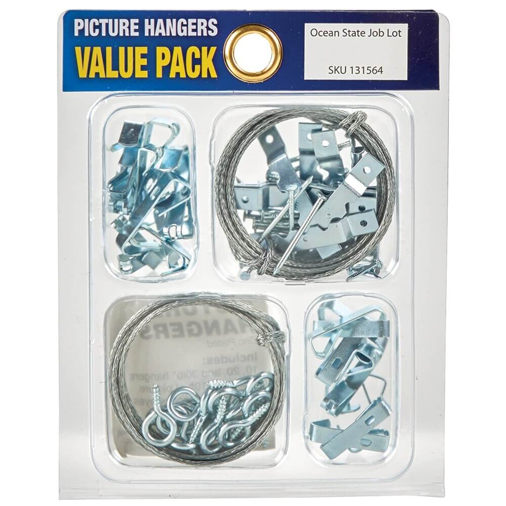 Picture Hangers Value Pack, 88 Count