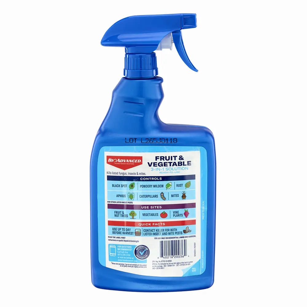 Bio Advanced Fruit & Vegetable 3-in-1 Solution, 24 oz.