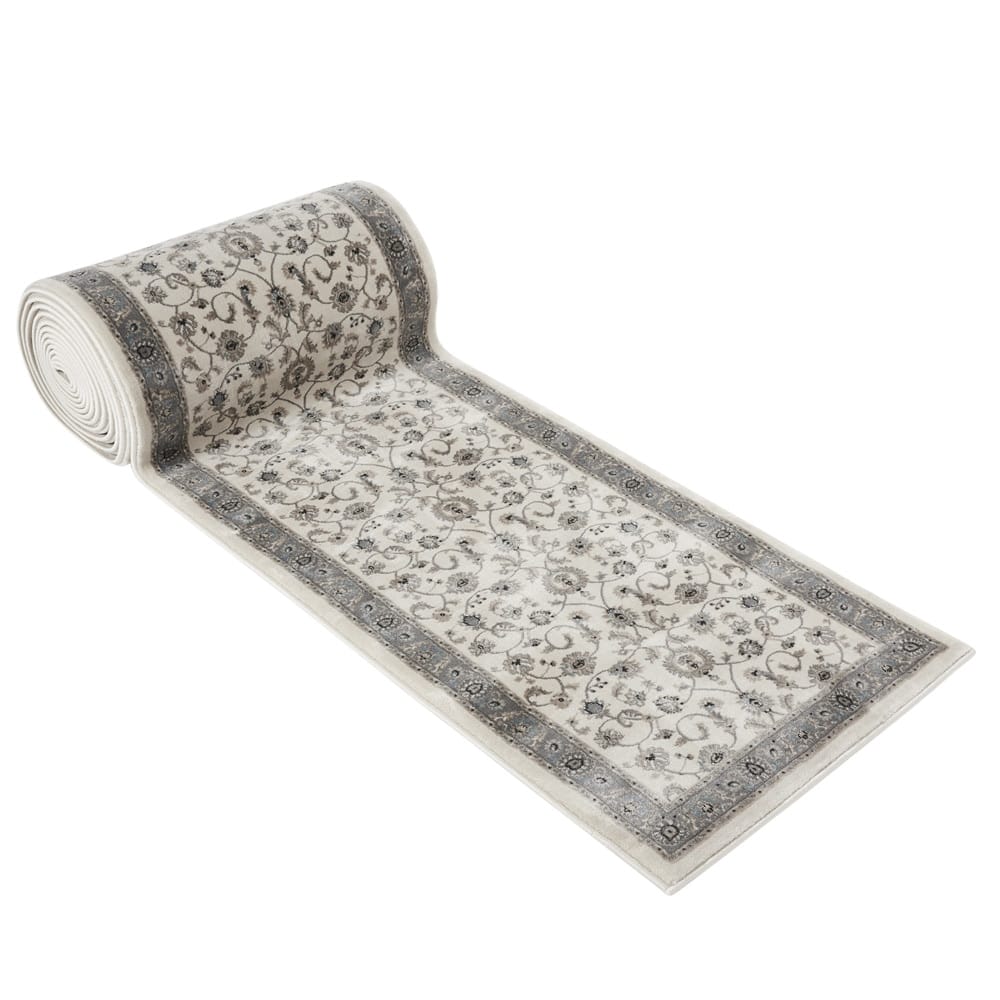 Bellevue Stair Runner, 26" x 25', Bergama Ivory