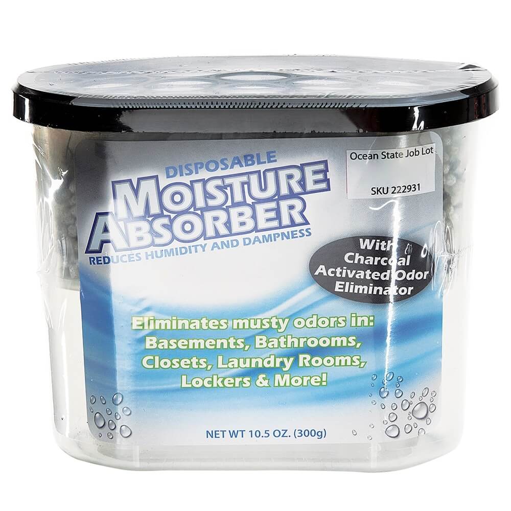 Moisture Absorber and Odor Eliminator with Charcoal, 10.5 oz