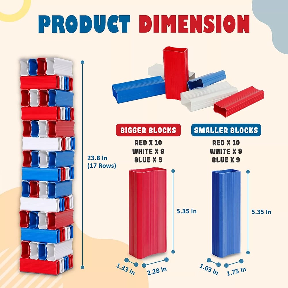 E-Jet Games Jumbo Tumble Tower Game