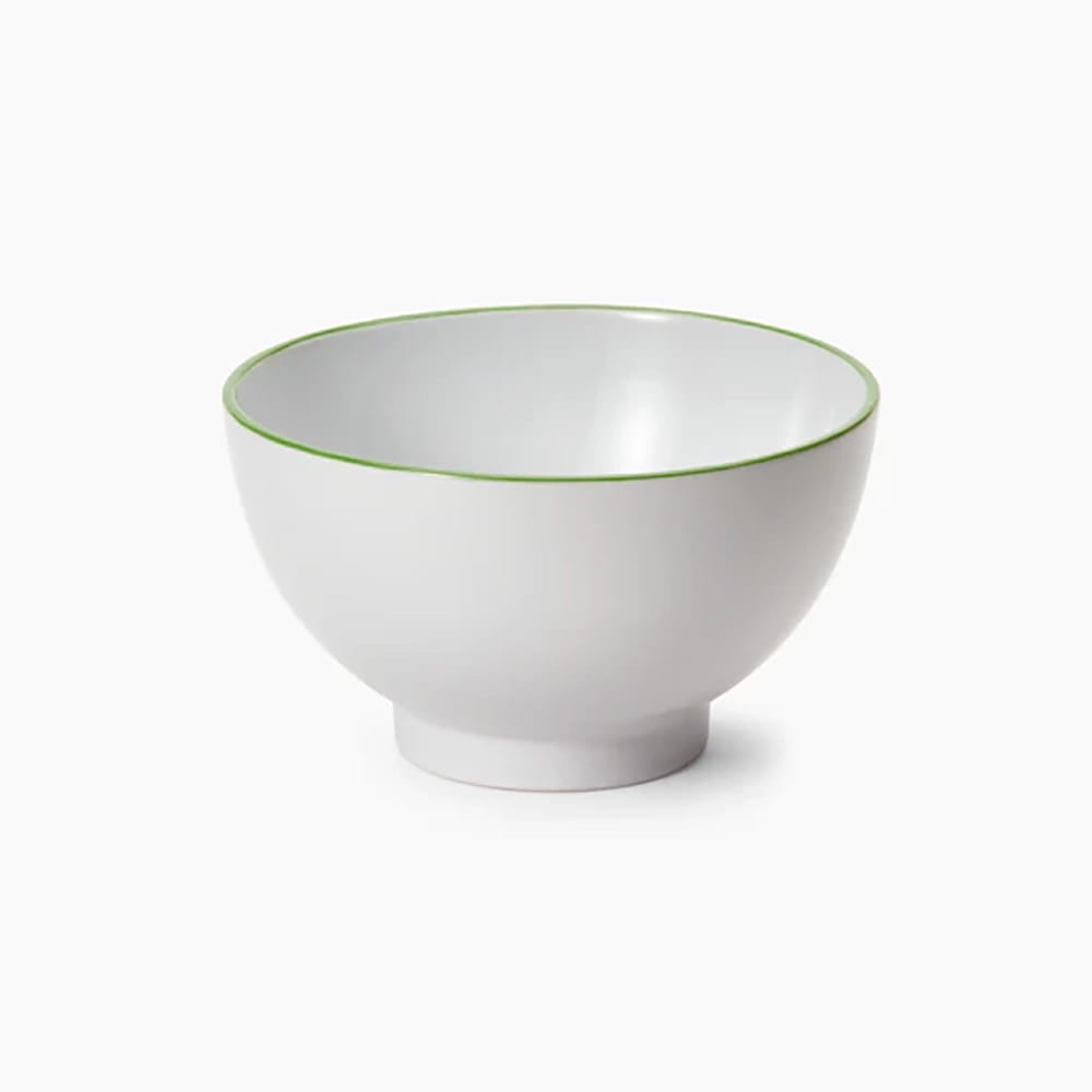 Leeway Bowl, Green Stripe, Set of 4