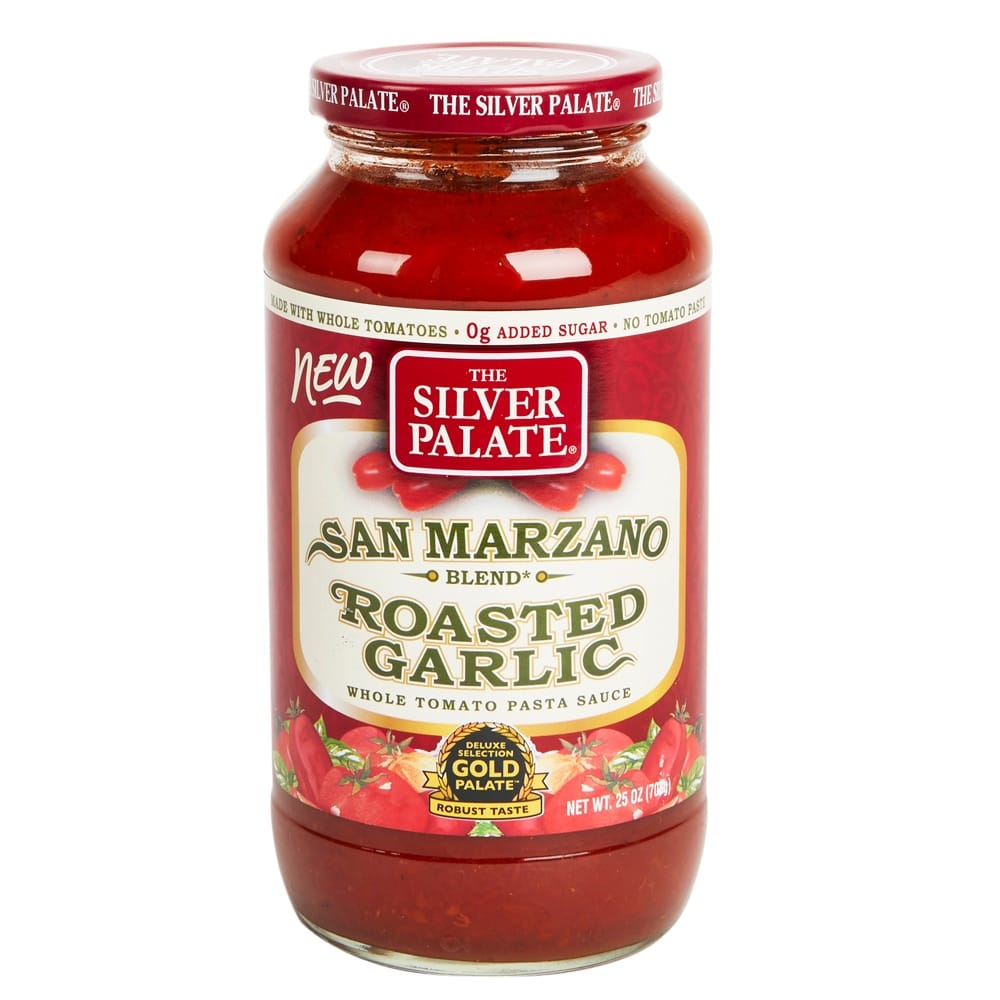 The Silver Palate San Marzano Roasted Blend Roasted Garlic Whole Tomato Pasta Sauce, 25 oz