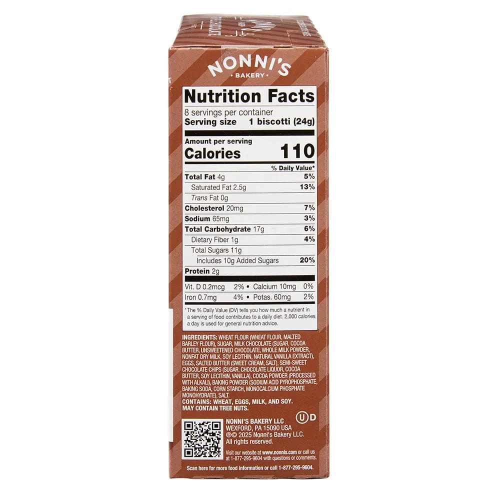 Nonni's Triple Chocolate Biscotti, 8 pk, 6.88 oz