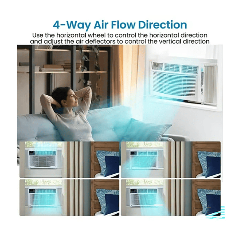 Cool-Living 10,000 BTU Window Air Conditioner, WIFI Enabled