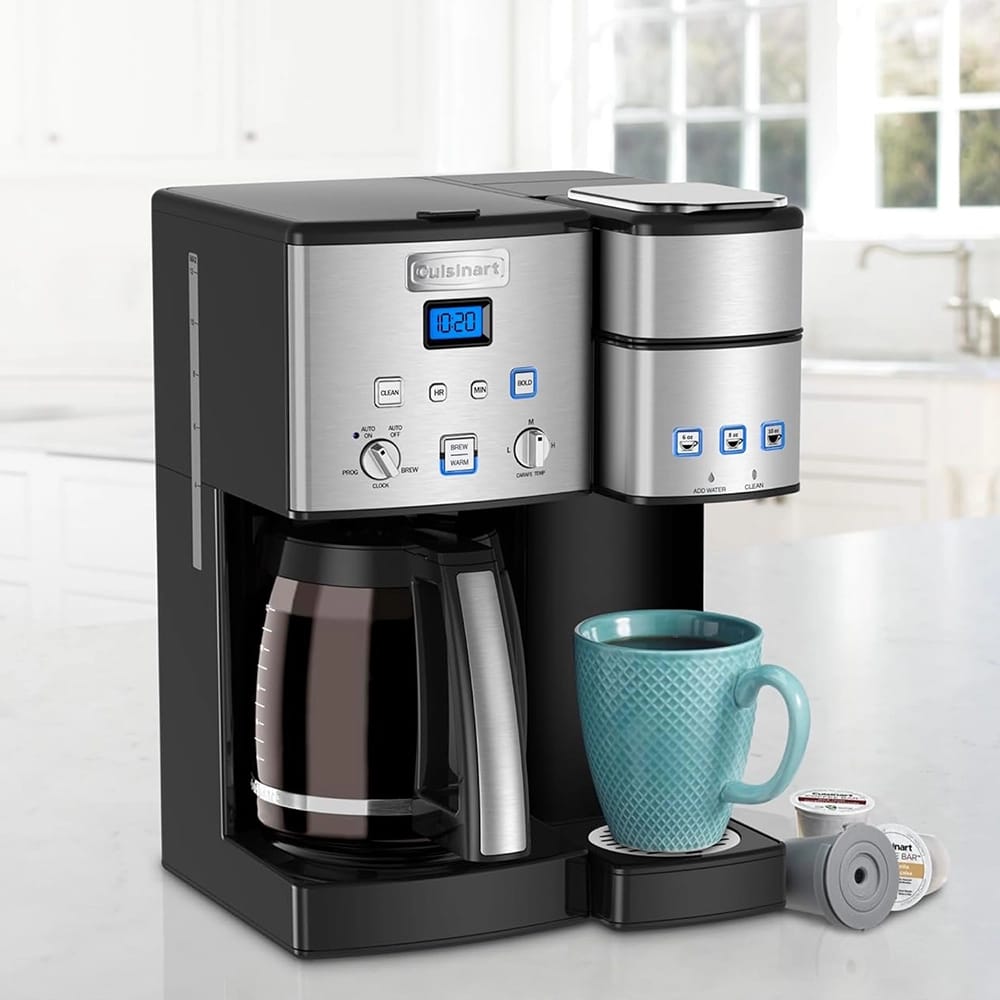 Cuisinart Stainless Steel 12-Cup Coffee Maker, Black