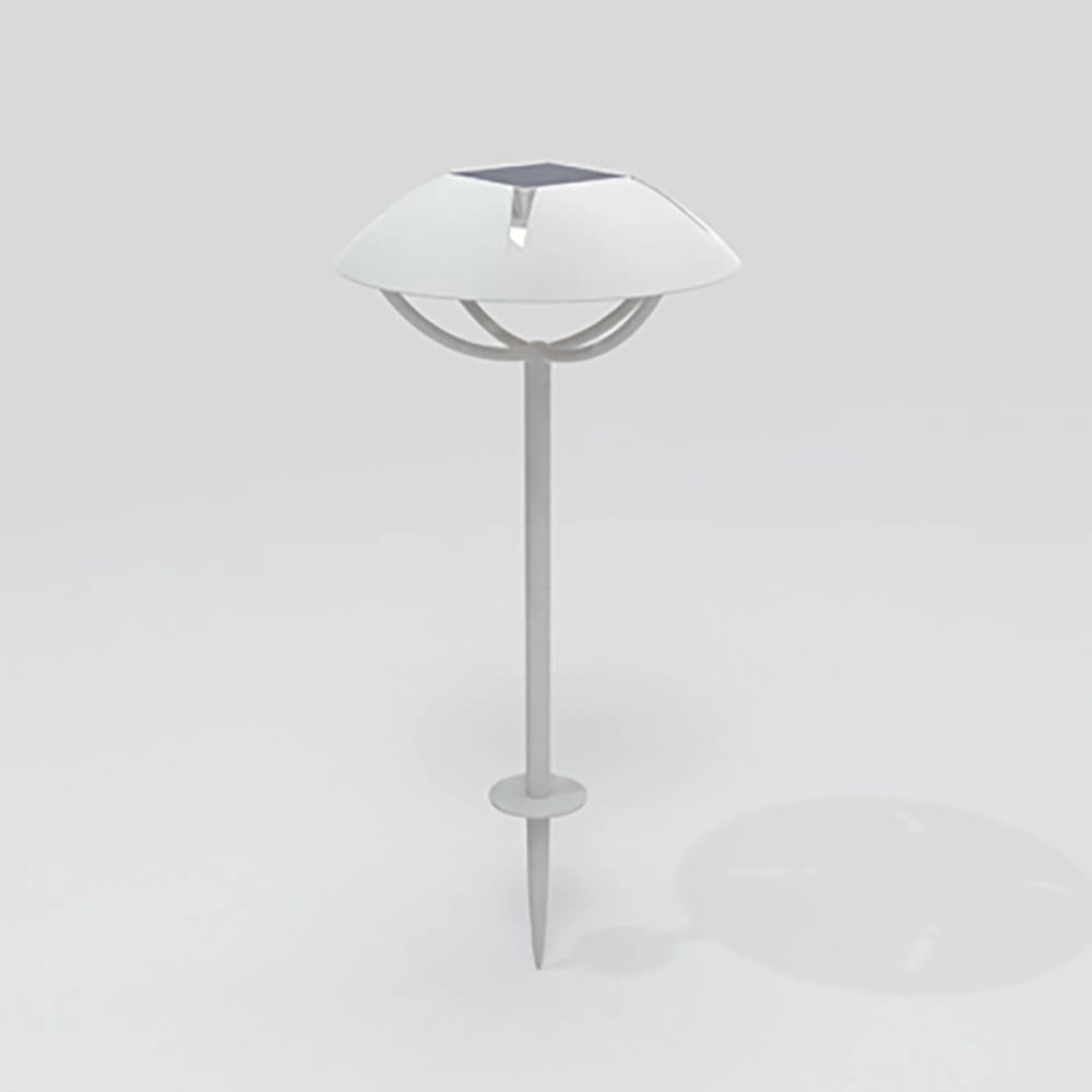 Maiori La Lampe Aluminum Solar Parabole, Blanc