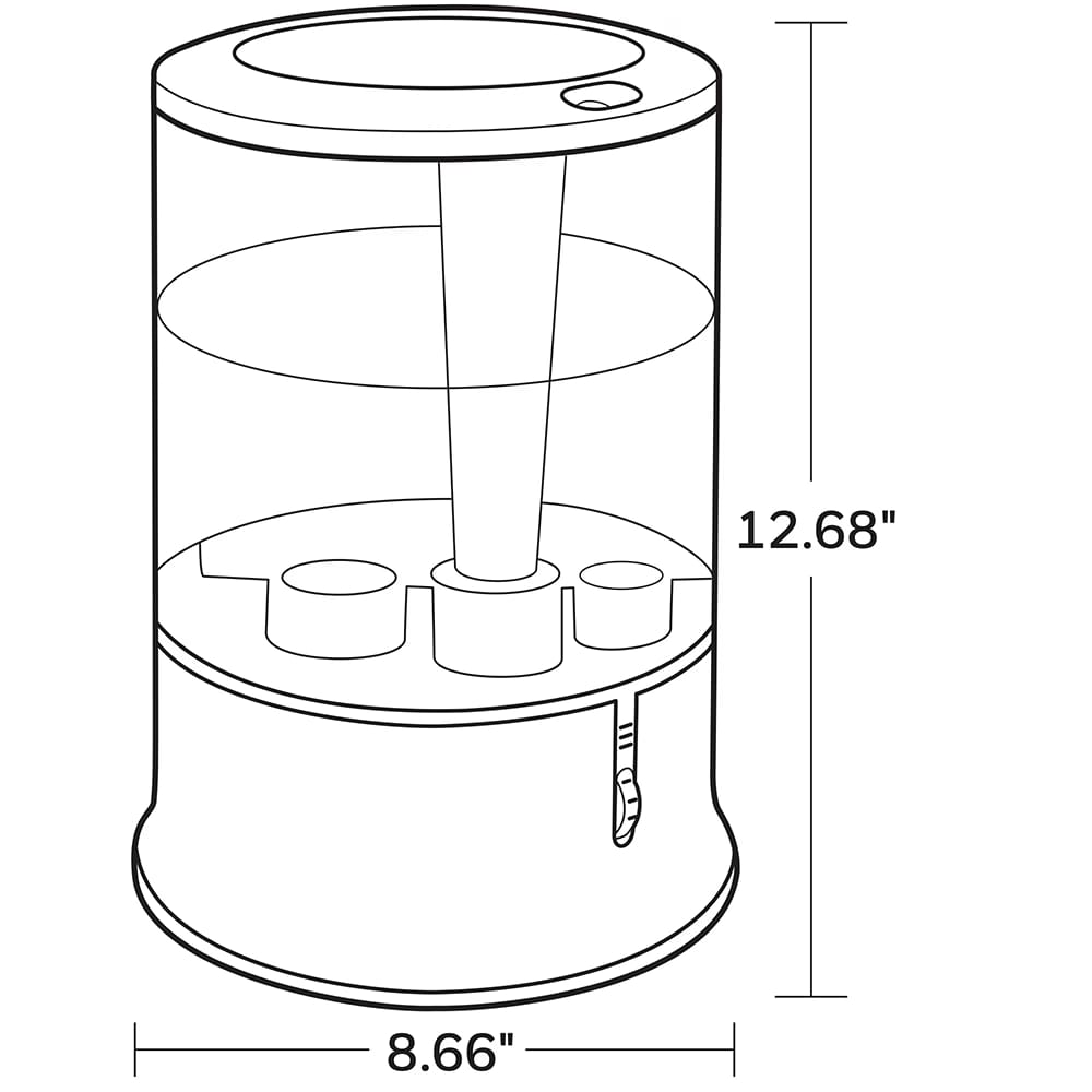 Honeywell Ultra Quiet Humidifier, Black