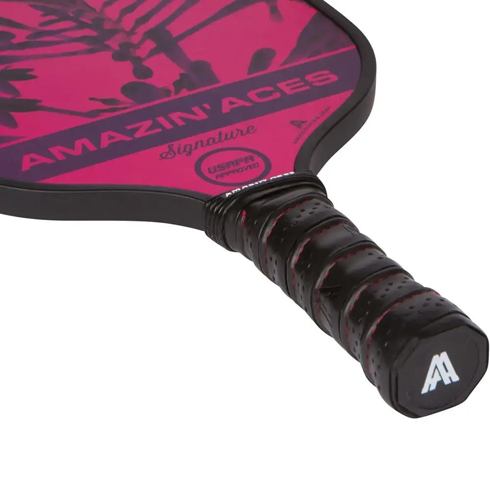 Amazin' Aces Signature Graphite Pickleball Paddle, Electric Pink