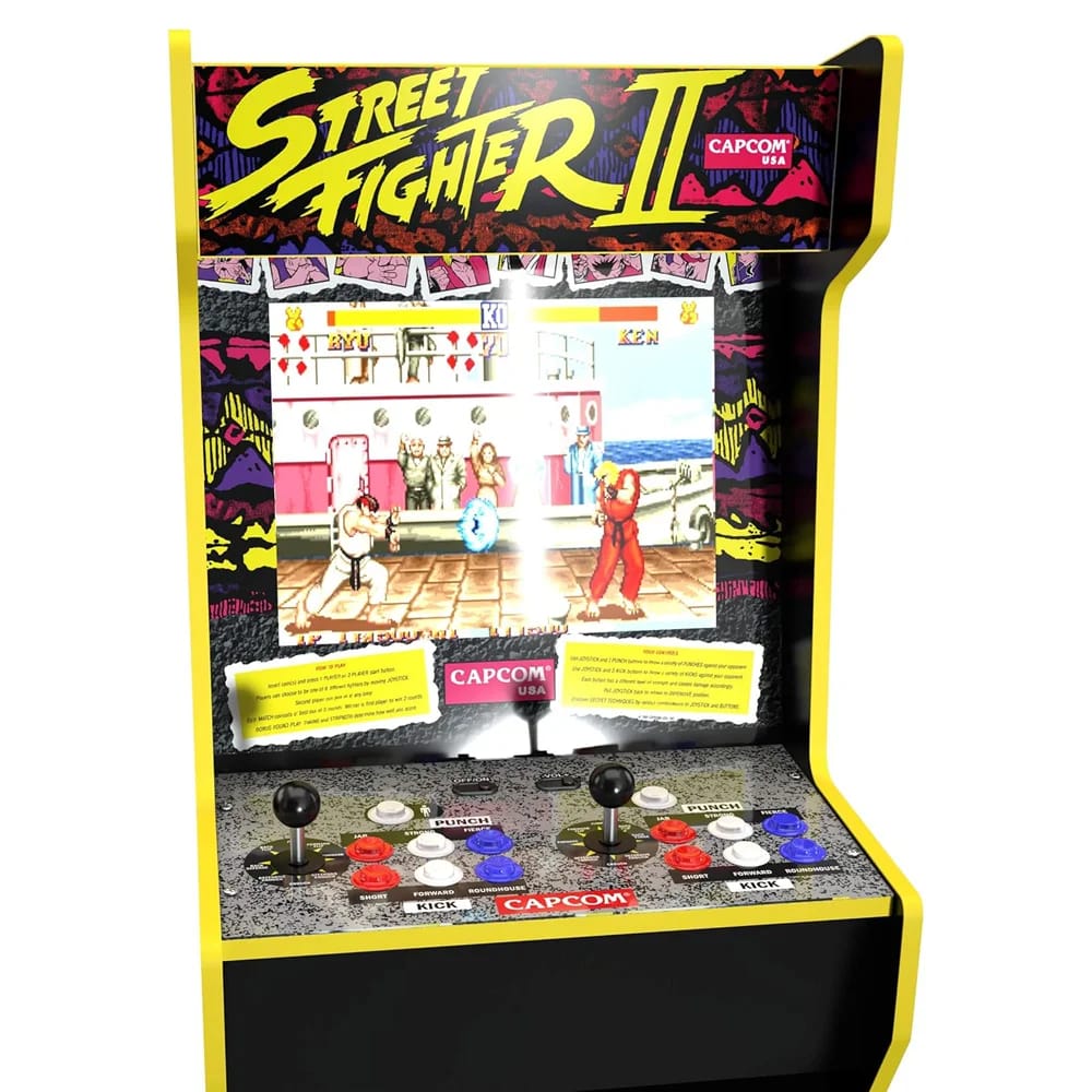 Arcade1up Capcom Legacy Street Fighter II with Riser