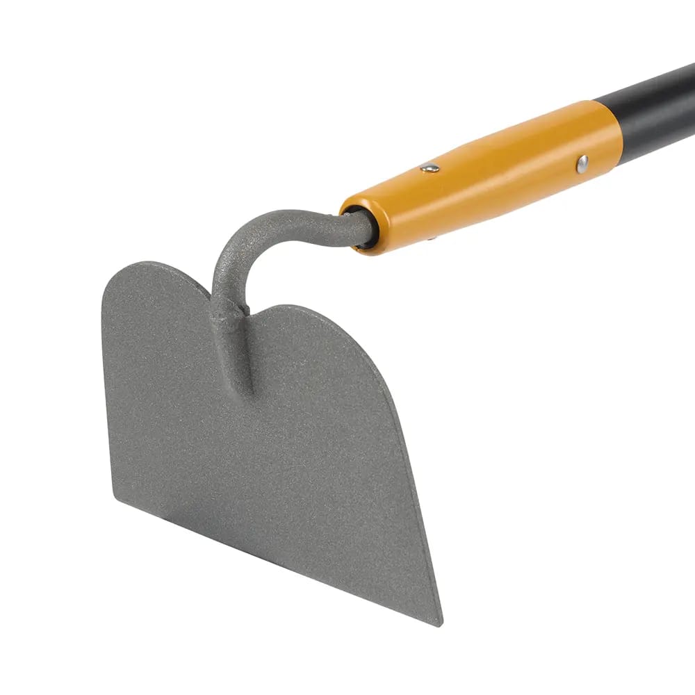 Fiskars Fiberglass Riveted Head Long Handle Hoe