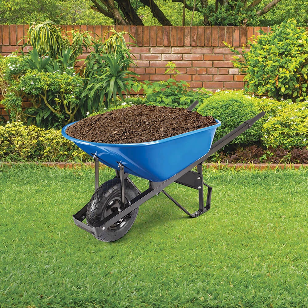 Tiller & Rowe 6 Cubic Foot Steel Wheelbarrow