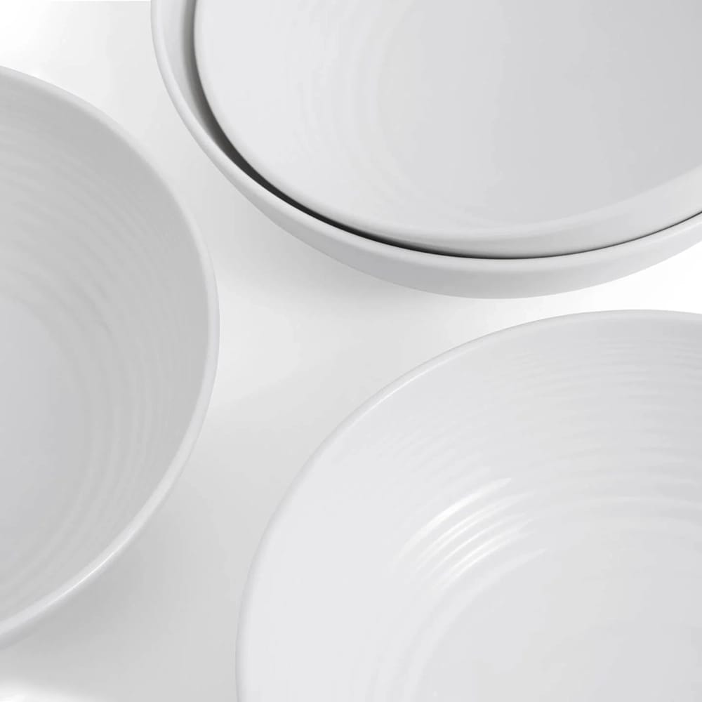 Gordon Ramsay Maze Cereal Bowls, White, Set of 4