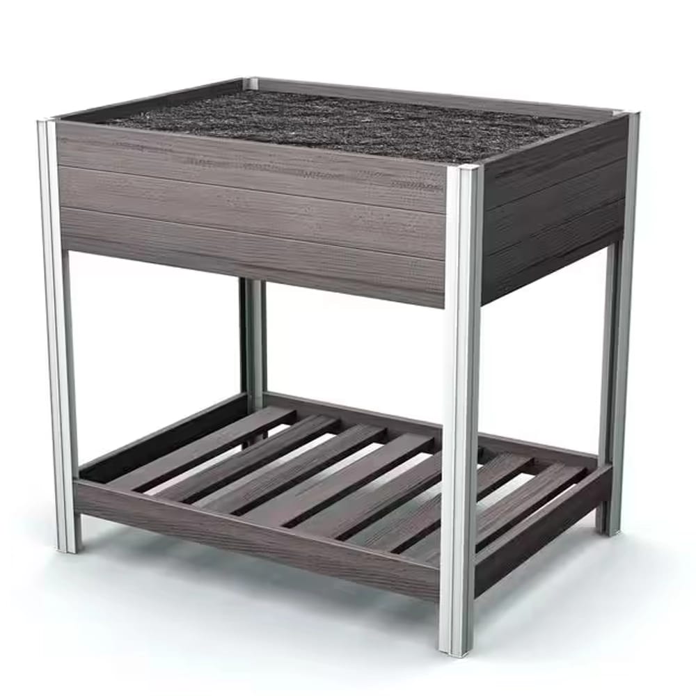 Vita Urbana 41.5" Vinyl Veg Farm, Espresso
