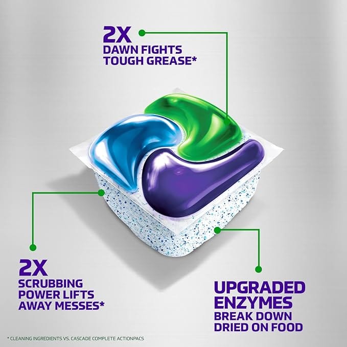 Cascade Platinum Plus Dishwasher Pods, 47 Ct.