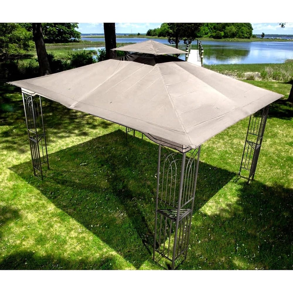 Regency II Gazebo Replacement Canopy, Gray