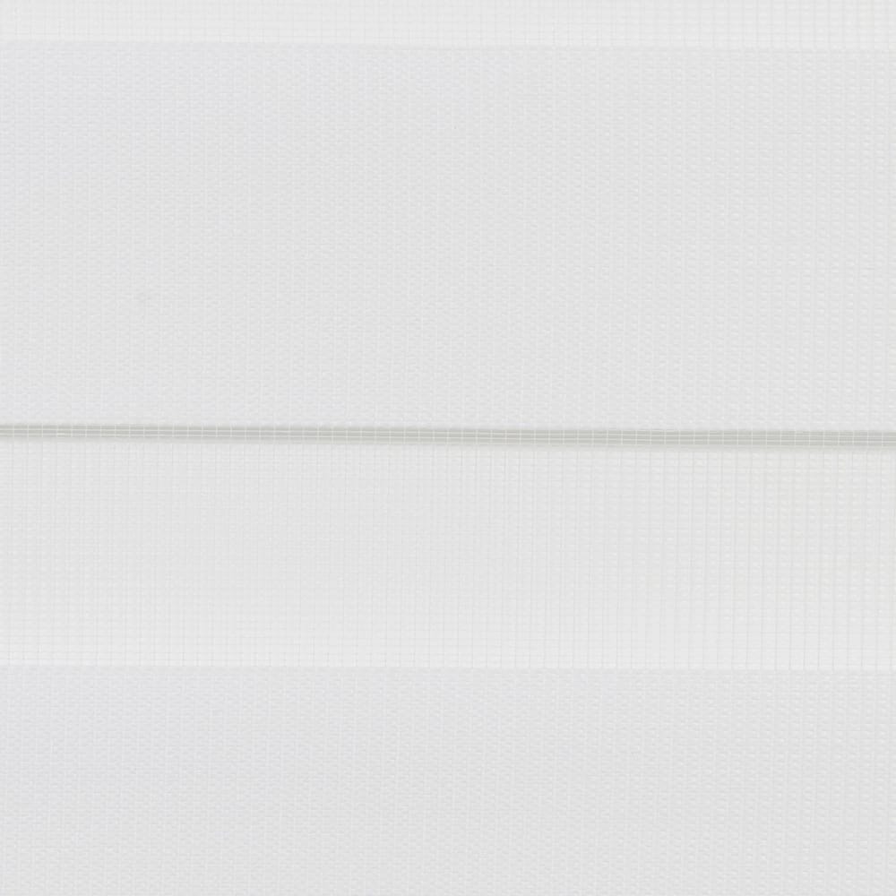 Cordless Textured Fabric Push-up Shadow Roller Shade, White, 39" x 66"
