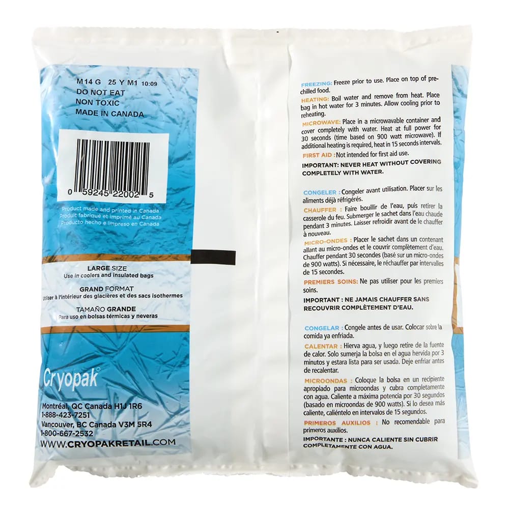 Cryopak Reusable Ice Pack/Hot Pack, Large