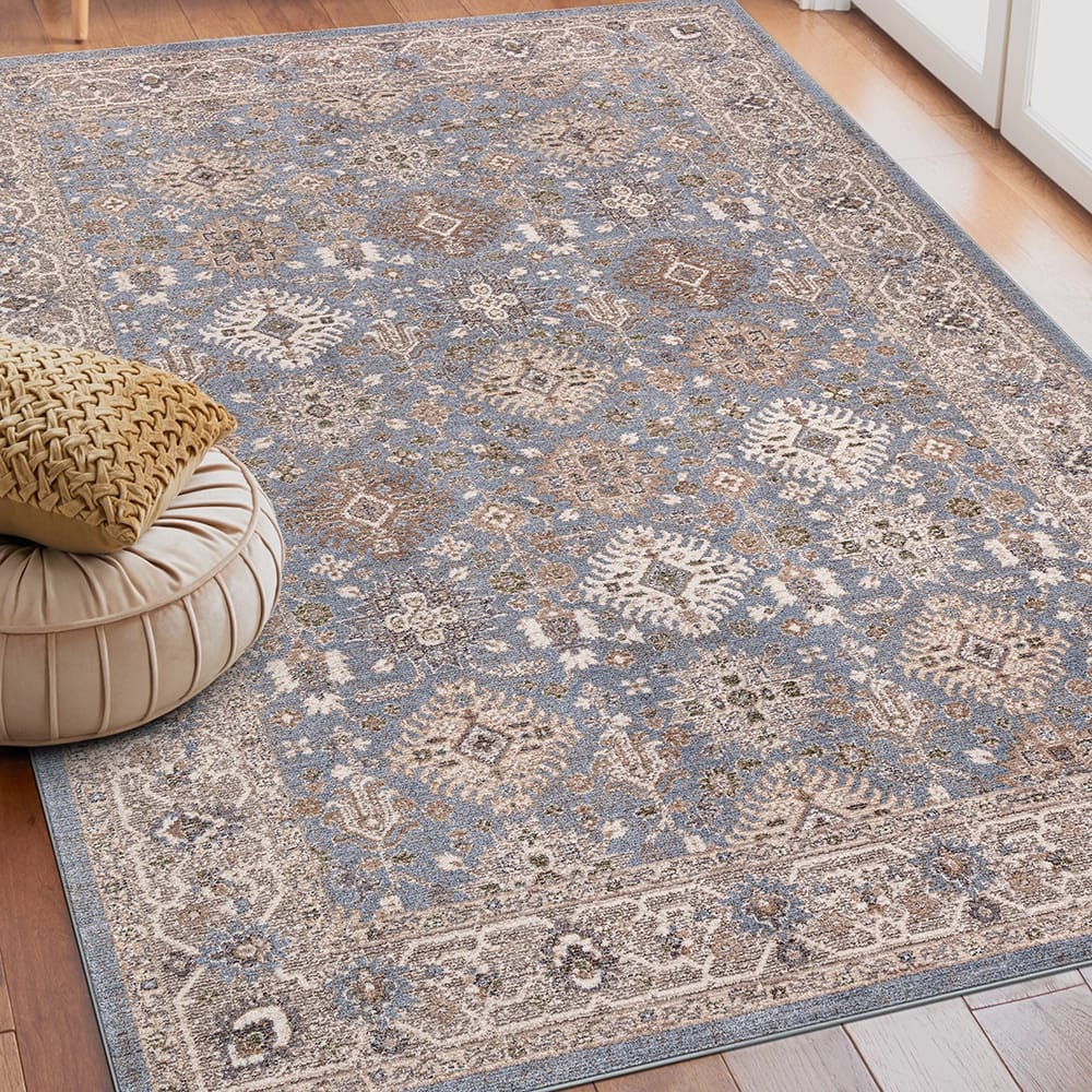 Danica II 9' x 12' Area Rug, Blue/Multi