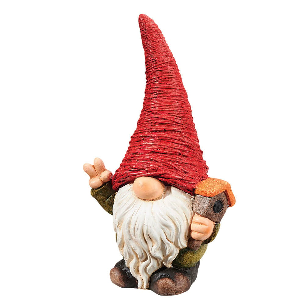 Outdoor Living Accents Resin Garden Gnome, 16.5"