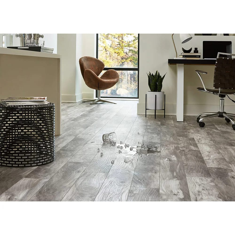 Dream Home 12mm Arctic Hackberry Waterproof Laminate Flooring, Gray, 14.9 sq. ft. ($4.03/ sq. ft.)