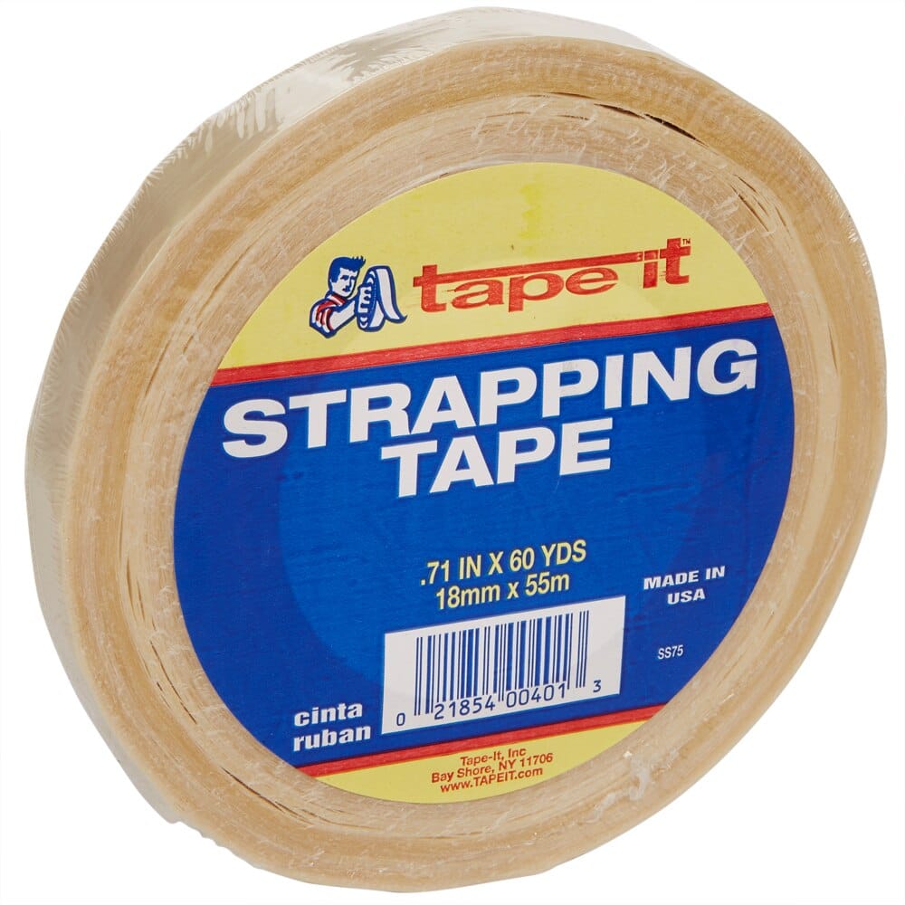 Tape It Strapping Tape, 3/4" x 60 yds