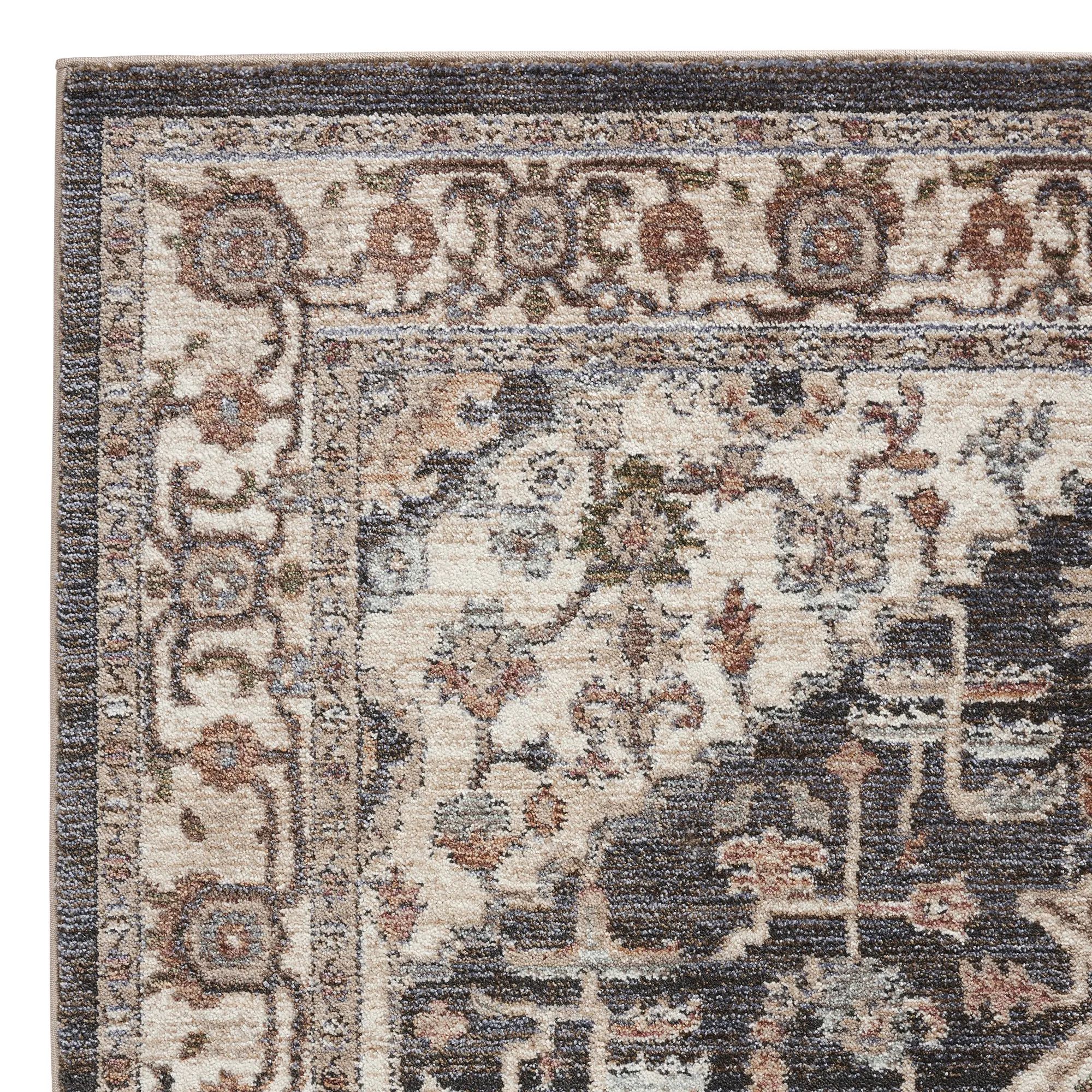 Danica II 9' x 12' Area Rug, Dark Gray/Multi