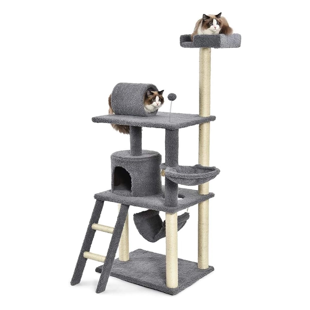 Multi-Level Cat Tree, Gray/Beige