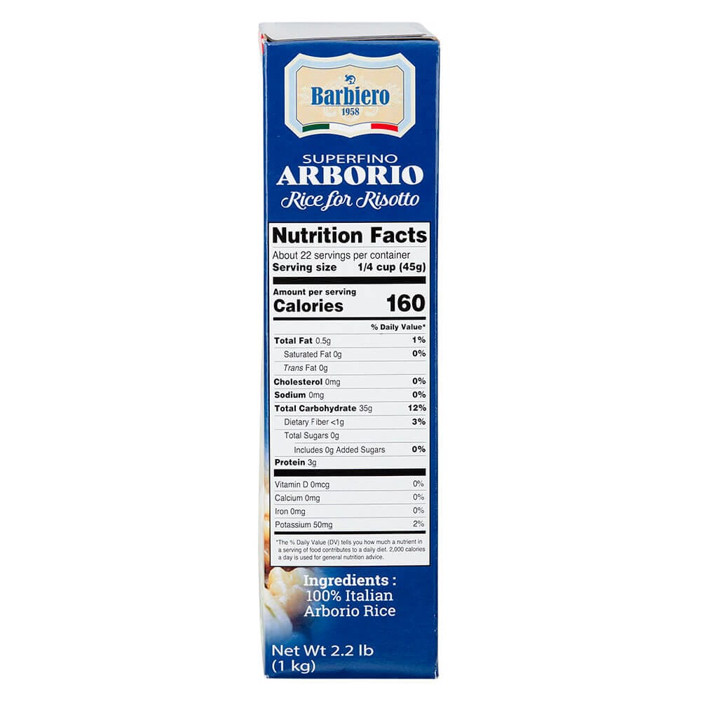 Barbiero Superfino Arborio Rice, 2.2 lbs