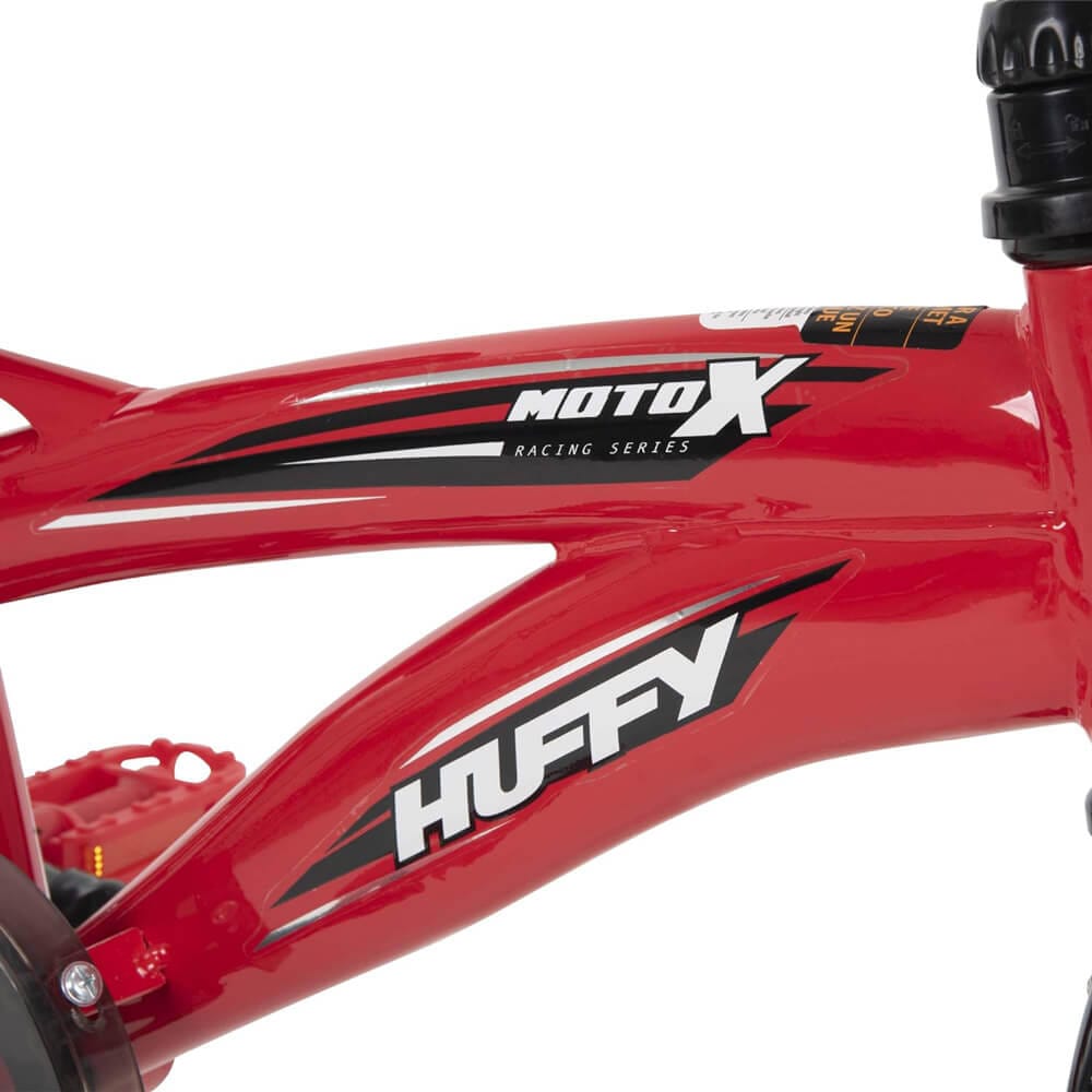 Huffy Moto X Kids' 12-Inch Quick Connect Bike, Red