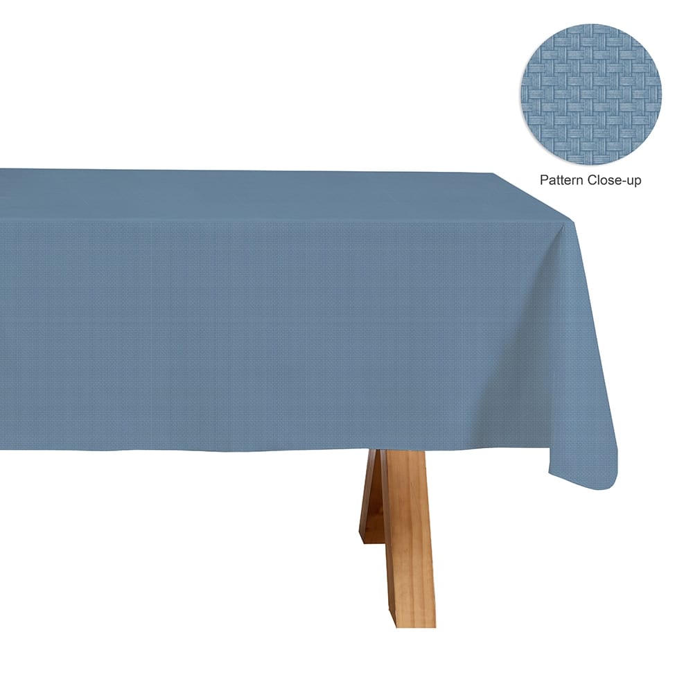 Outdoor Living Vinyl Tablecloth with Flannel Backing