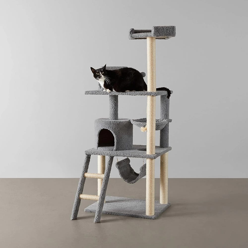 Multi-Level Cat Tree, Gray/Beige