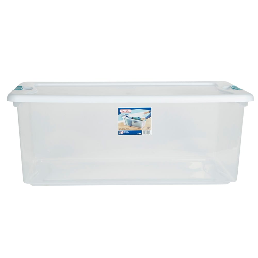 Sterilite Latch Top Storage Box, 106 Qt