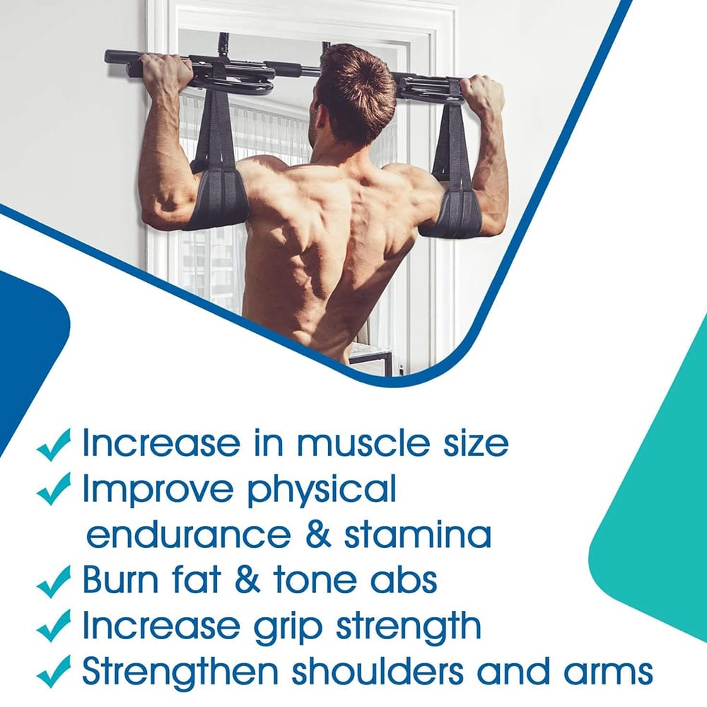Yes4All Door Chin Up Bar with Ab Straps