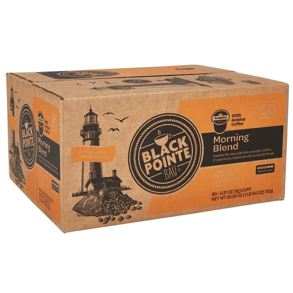 Black Pointe Bay Morning Blend Coffee, 80 Count