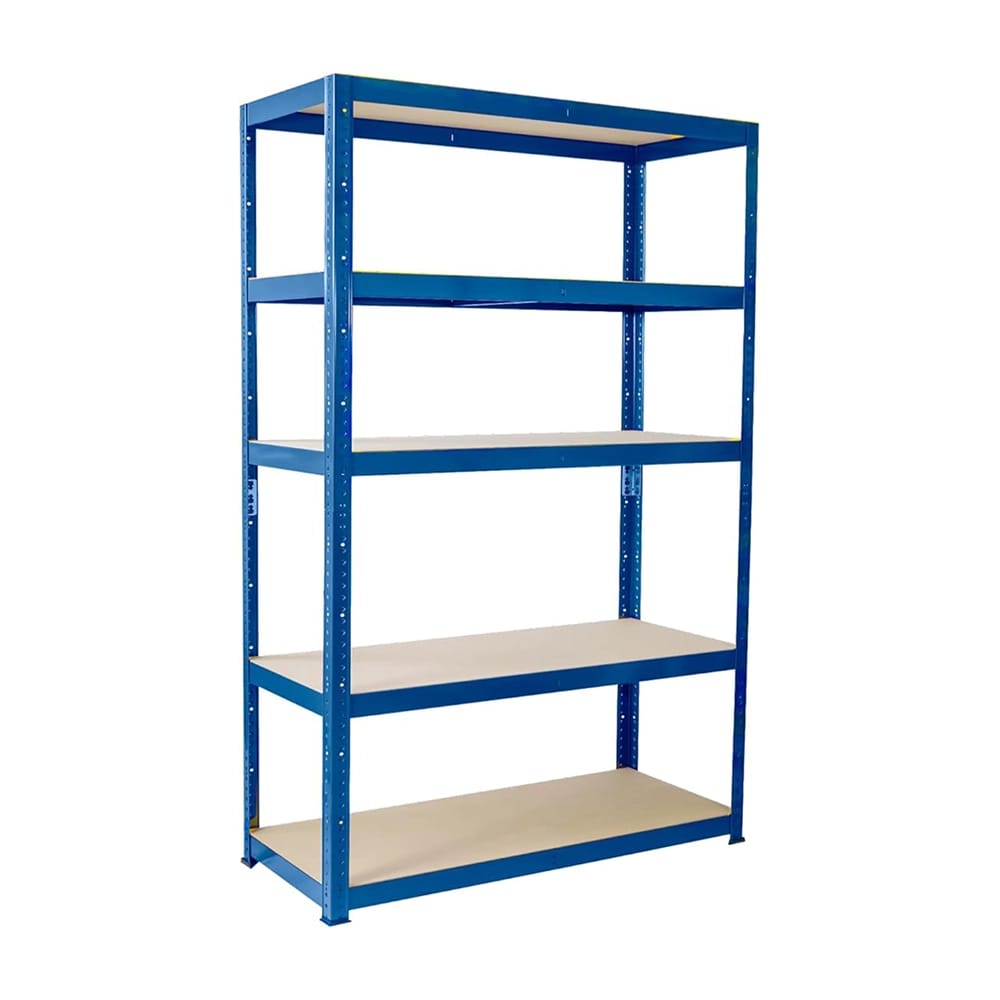 G-Rack 5-Tier Garage Shelving Unit, 35" x 18" x 71", Blue