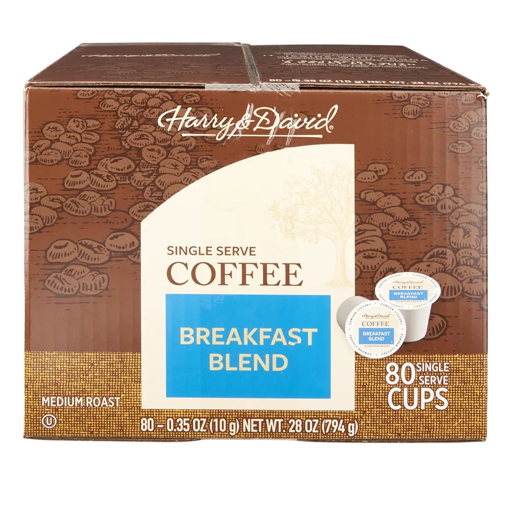 Harry & David Breakfast Blend Coffee Cups, 80 Count